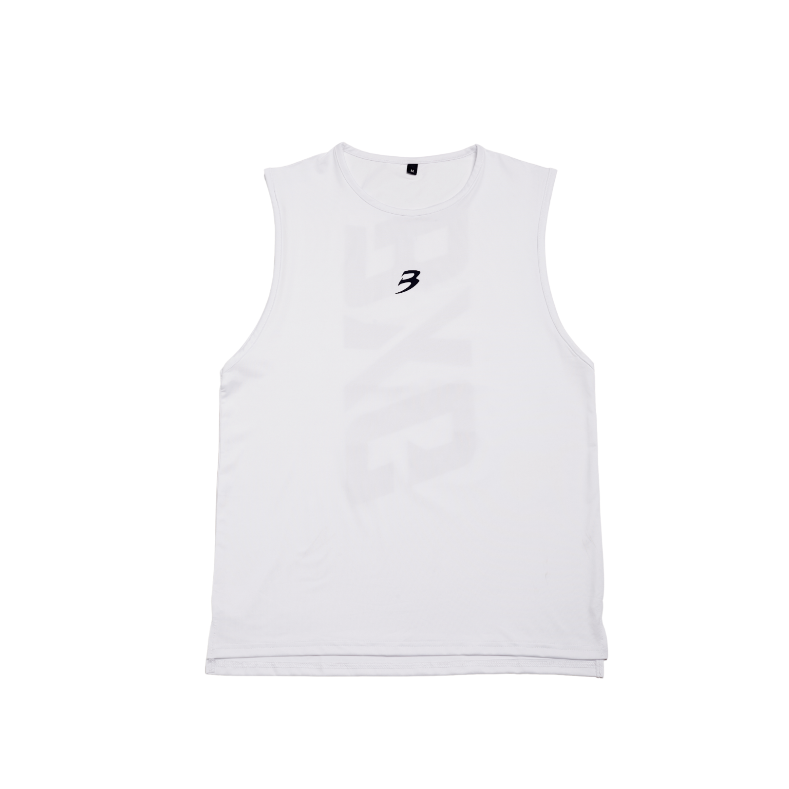 3D Muscle Tank - White